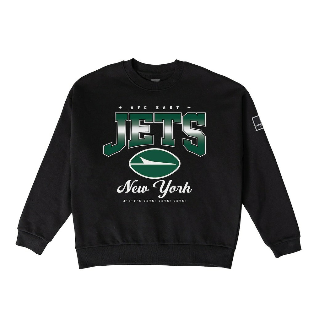 New York Jets Gameday Couture Women's Powerhouse Play Premium Fleece Sweatshirt - Black discount