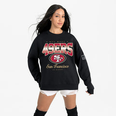 San Francisco 49ers Gameday Couture Women's Powerhouse Play Premium Fleece Sweatshirt - Black cheap
