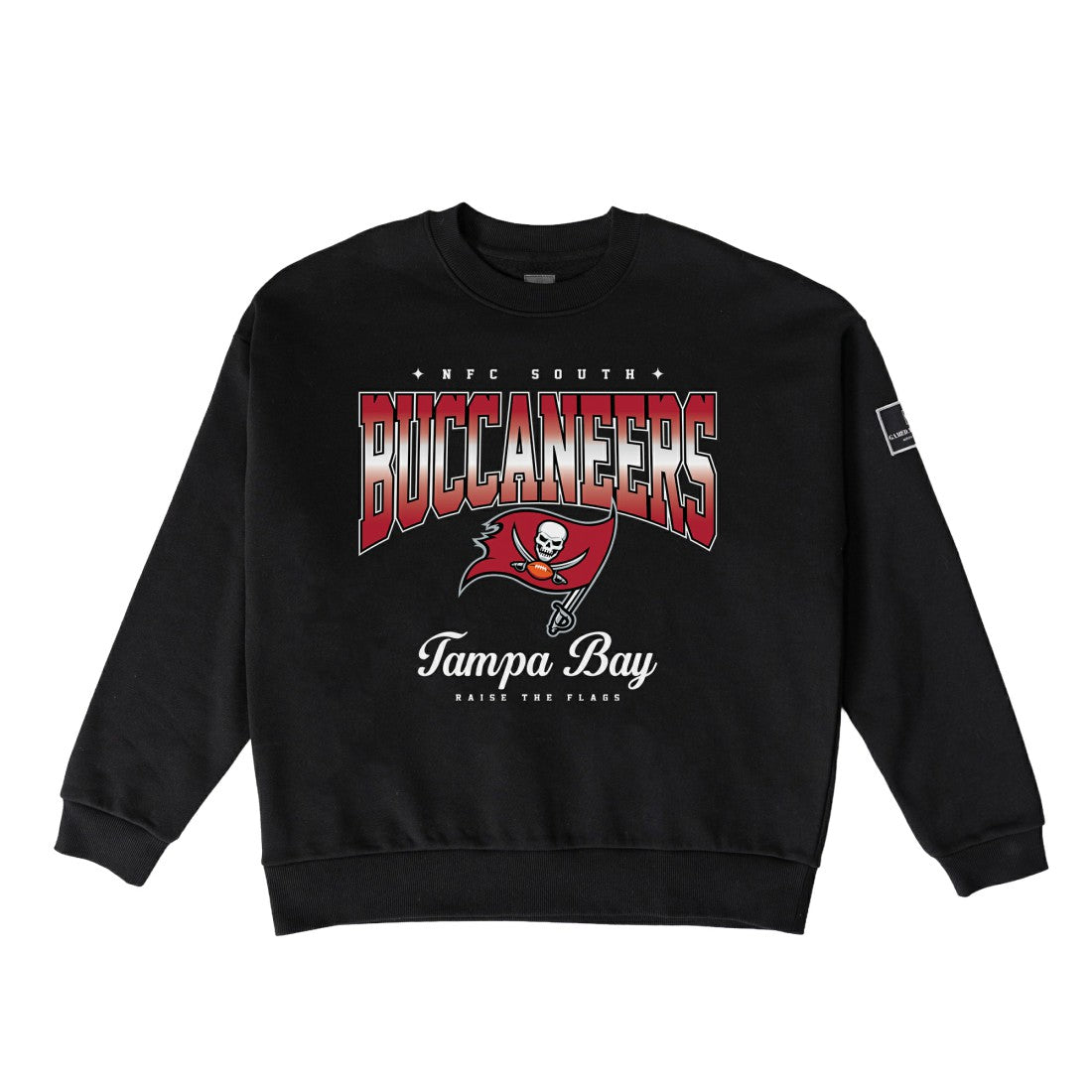 Tampa Bay Buccaneers Gameday Couture Women's Powerhouse Play Premium Fleece Sweatshirt - Black for sale
