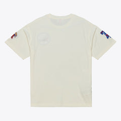 Philadelphia 76ers Hardwood Classics Chainstitch Premium T-Shirt - Cream discount