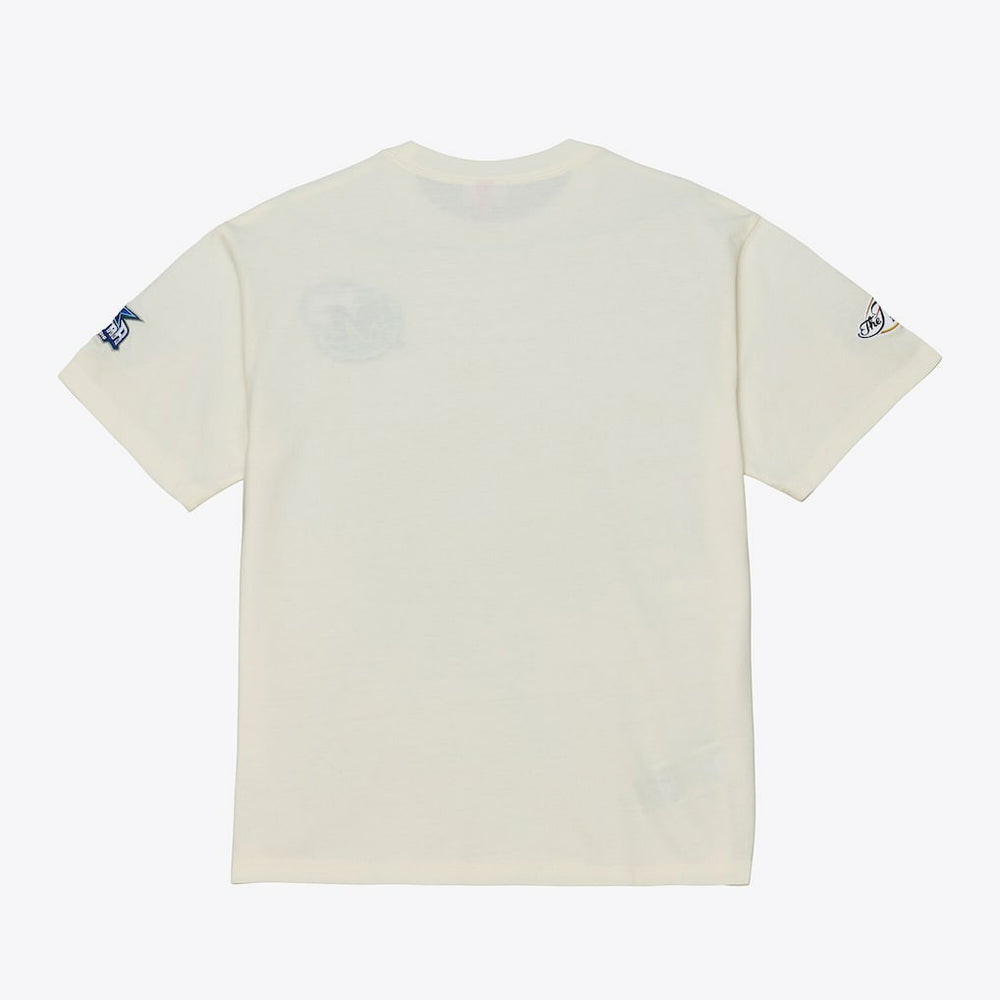 Dallas Mavericks Hardwood Classics Chainstitch Premium T-Shirt sale - Cream for sale