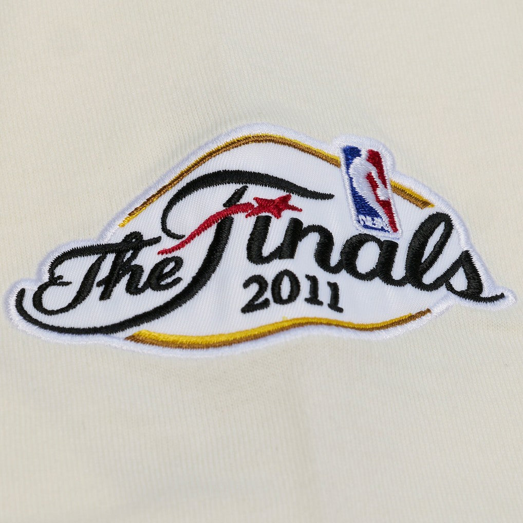 Dallas Mavericks Hardwood Classics Chainstitch Premium T-Shirt sale - Cream for sale