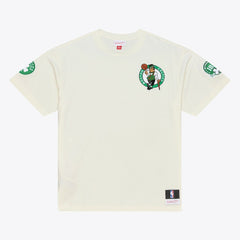 Boston Celtics Hardwood Classics Chainstitch Premium T-Shirt - Cream online