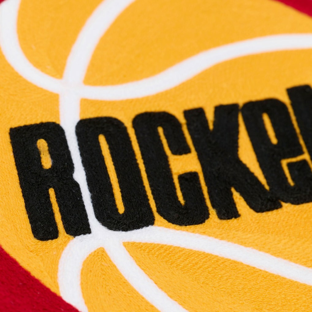 Houston Rockets Hardwood Classics Chainstitch Premium Fleece Hoodie - Cream online
