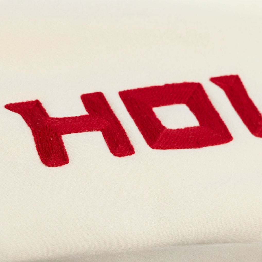 Houston Rockets Hardwood Classics Chainstitch Premium Fleece Hoodie - Cream online
