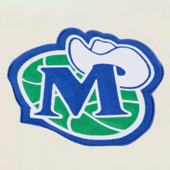 Dallas Mavericks Hardwood Classics Chainstitch Premium Fleece Hoodie sale - Cream for sale