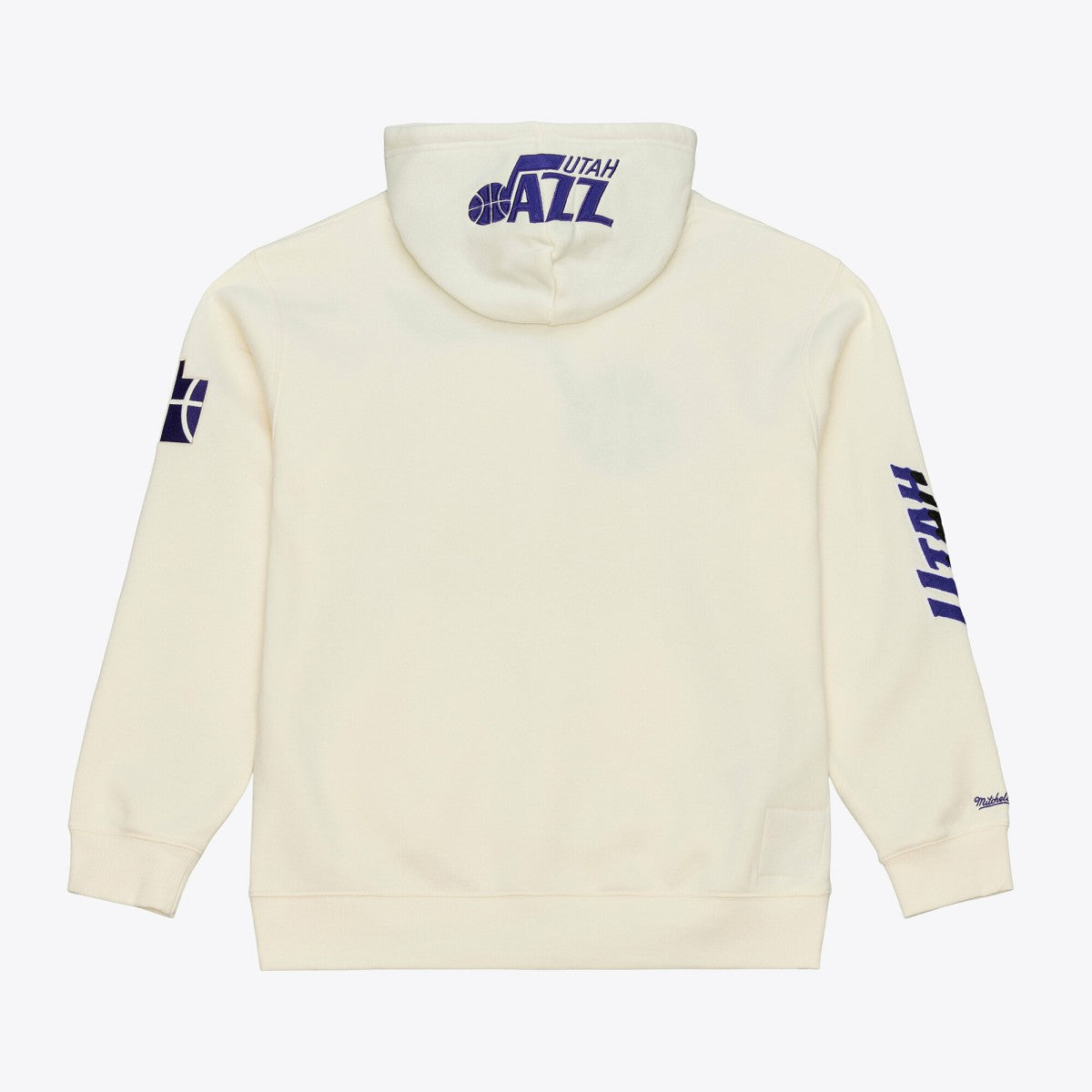 Utah Jazz Hardwood Classics Chainstitch Premium Fleece Hoodie - Cream outlet