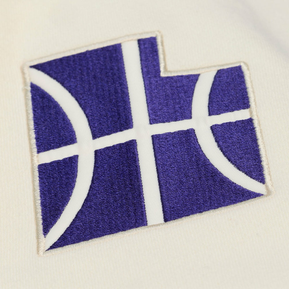 Utah Jazz Hardwood Classics Chainstitch Premium Fleece Hoodie - Cream outlet