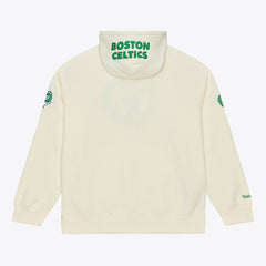 Boston Celtics Hardwood Classics Chainstitch Premium Fleece Hoodie - Cream online