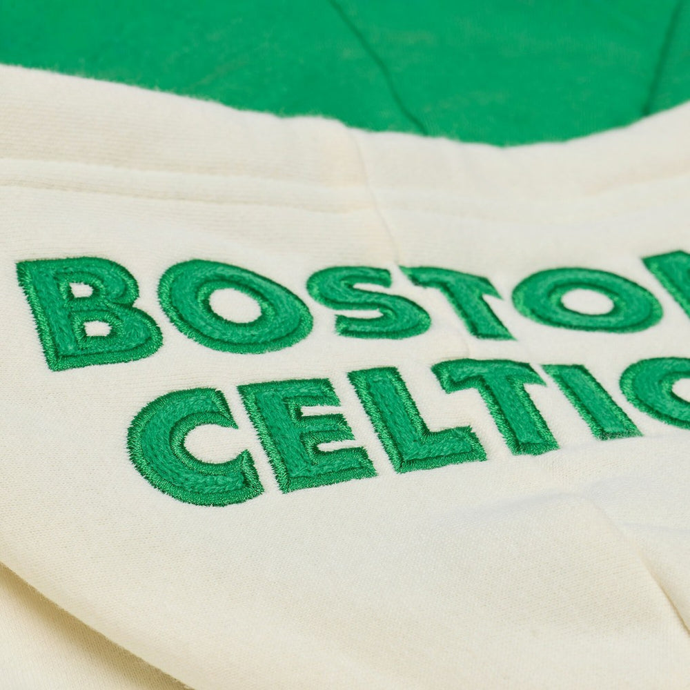 Boston Celtics Hardwood Classics Chainstitch Premium Fleece Hoodie - Cream online