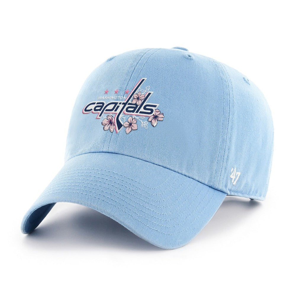 Washington Capitals '47 Cherry Blossom Alternate Clean Up Adjustable Hat - Light Blue Hats