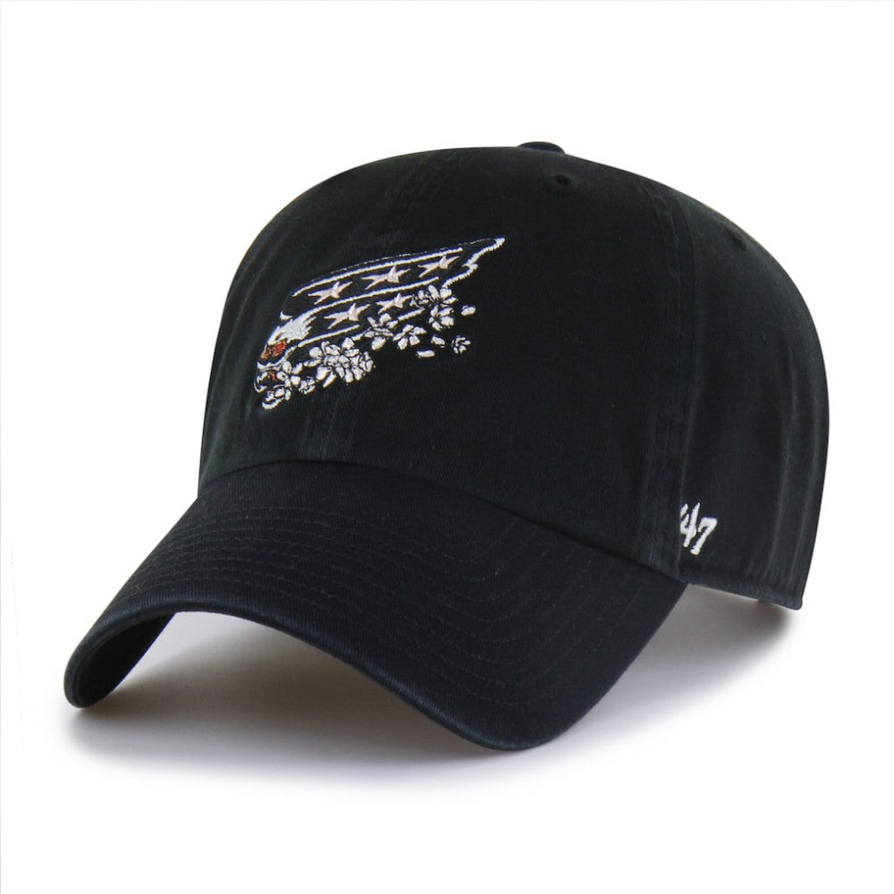 Washington Capitals '47 Alternate Clean Up Adjustable Hat - Black Hats