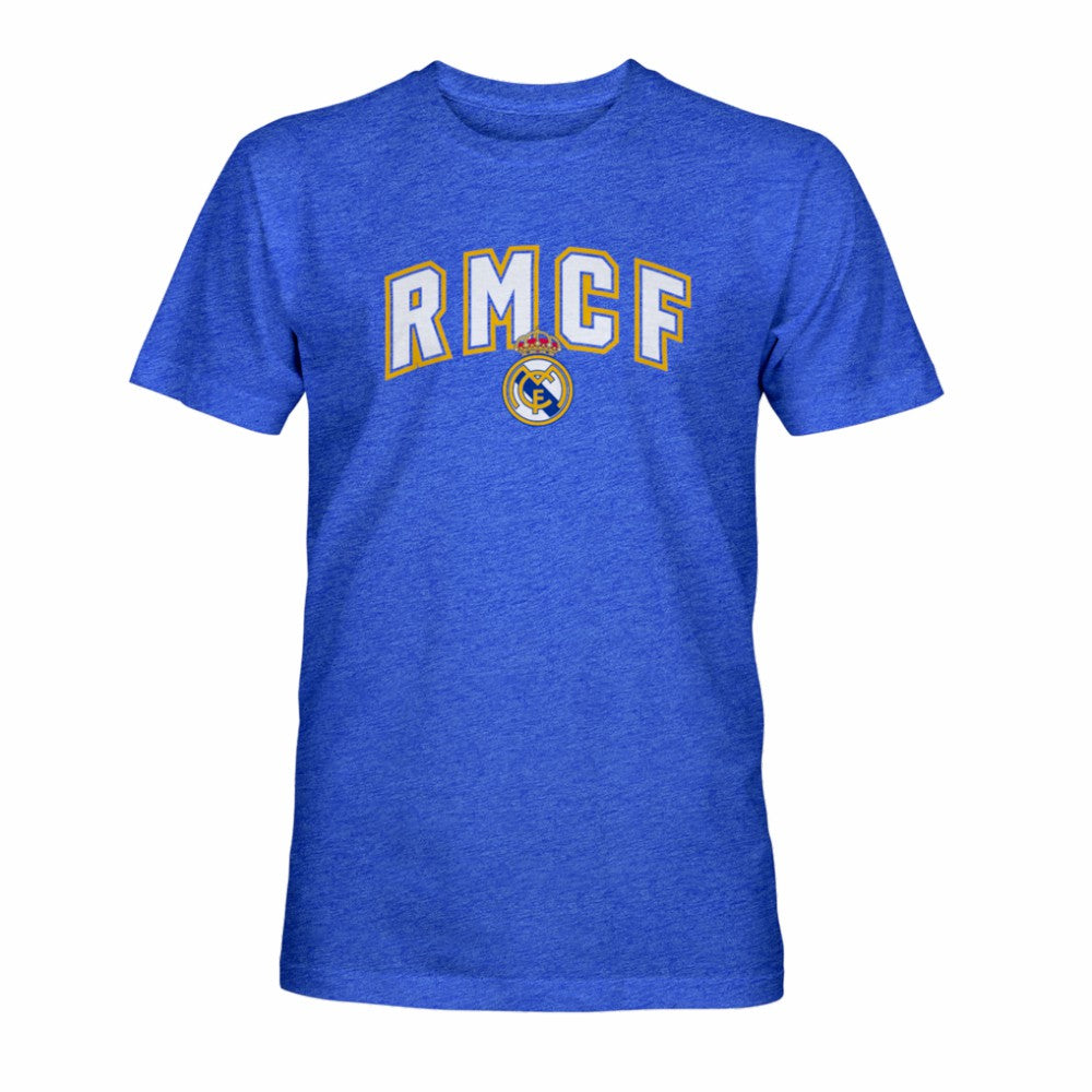 Real Madrid 1863FC Athletic Wordmark Vintage Tri-Blend T-Shirt - Blue outlet