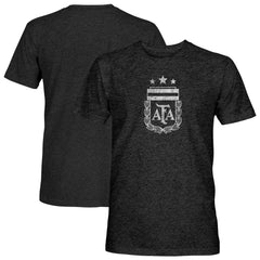 Argentina National Team 1863FC Mono Badge Vintage Tri-Blend T-Shirt - Black cheap
