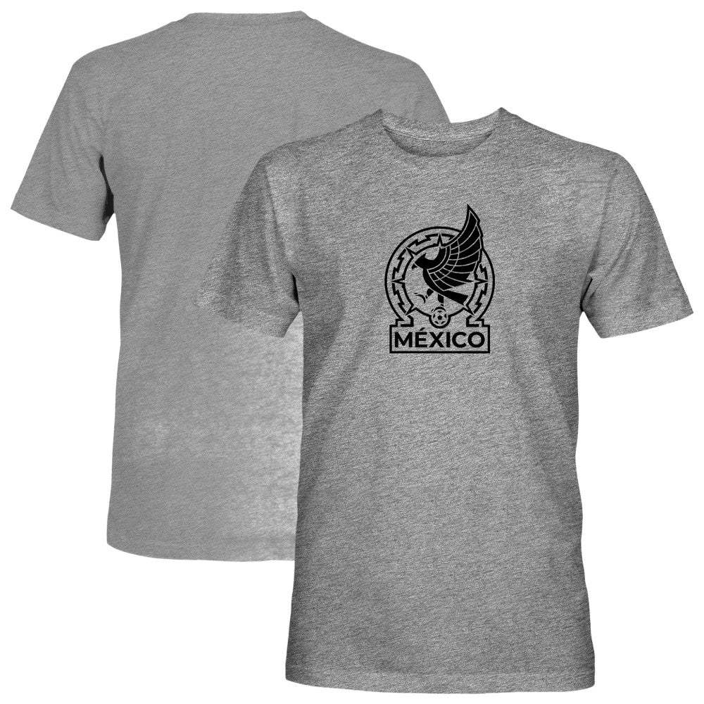 Mexico National Team 1863FC Mono Badge Vintage Tri-Blend T-Shirt - Gray discount