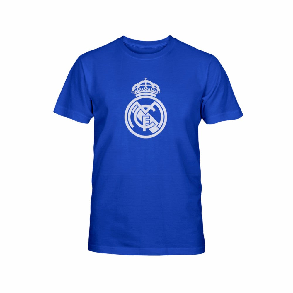 Real Madrid 1863FC Youth Mono Badge T-Shirt - Blue cheap