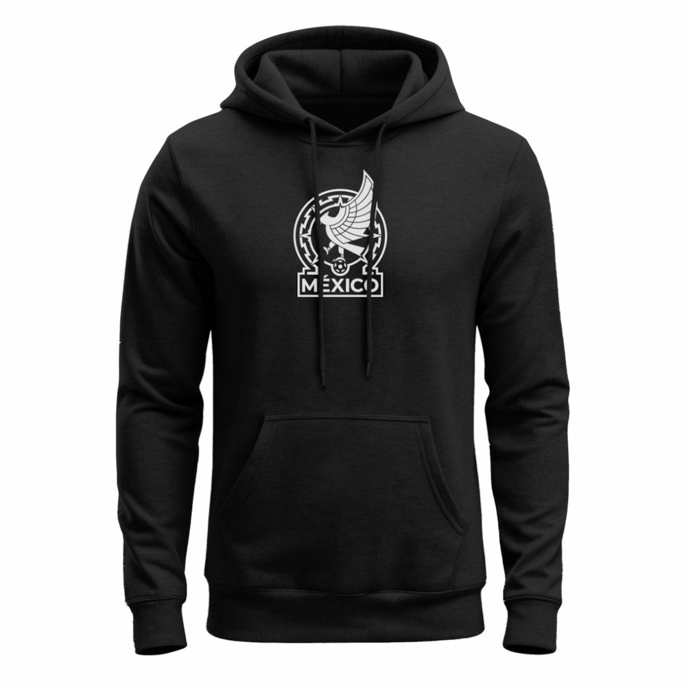 Mexico National Team 1863FC Mono Badge Fleece Hoodie - Black for sale