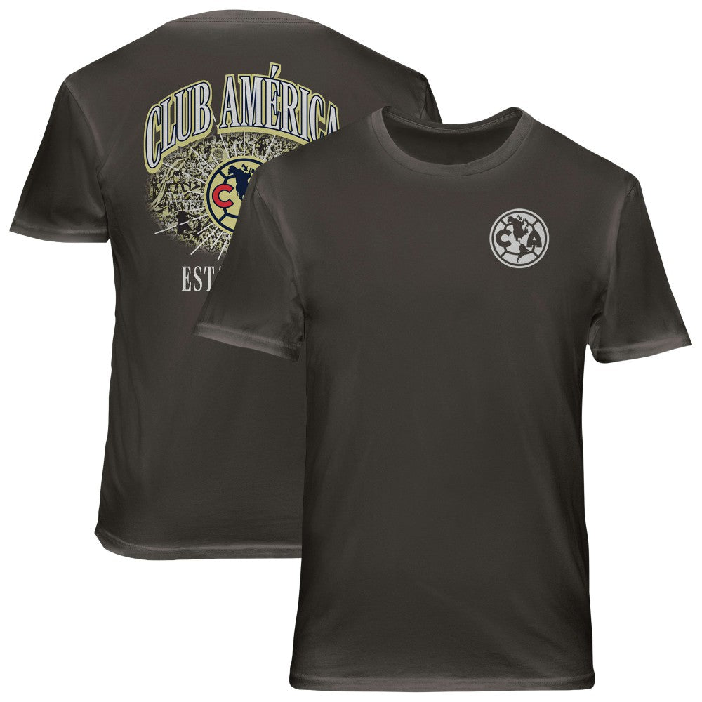 Club America 1863FC Wordmark Cotton T-Shirt - Gray sale