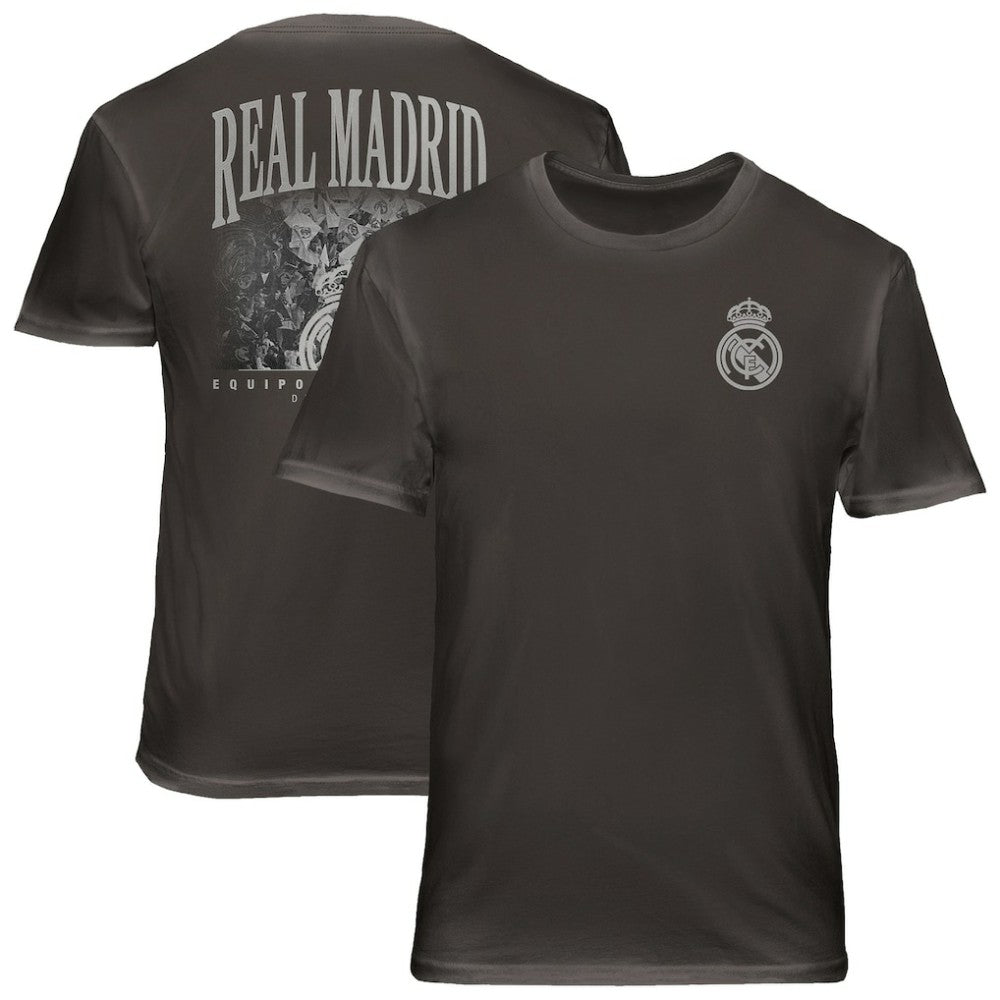 Real Madrid 1863FC Wordmark Cotton T-Shirt - Gray discount