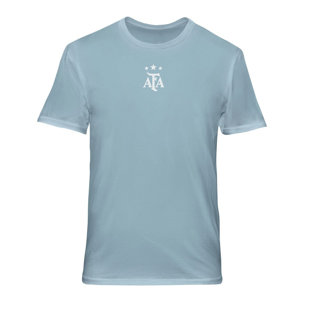 Argentina National Team 1863FC Back Wordmark Soft Wash T-Shirt - Light Blue for sale