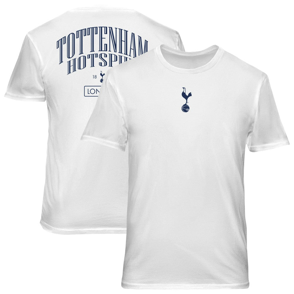 Tottenham Hotspur 1863FC Back Wordmark Soft Wash T-Shirt - White discount