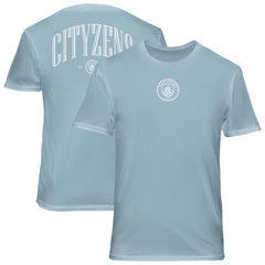 Manchester City 1863FC Back Wordmark Soft Wash T-Shirt - Light Blue on sale
