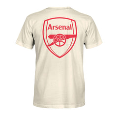 Arsenal 1863FC Emblem Heavyweight T-Shirt - Cream shop