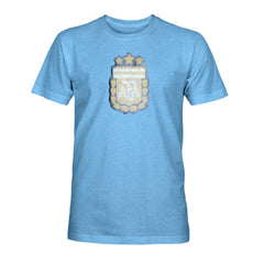 Argentina National Team 1863FC Color Badge Tri-Blend T-Shirt - Light Blue for sale
