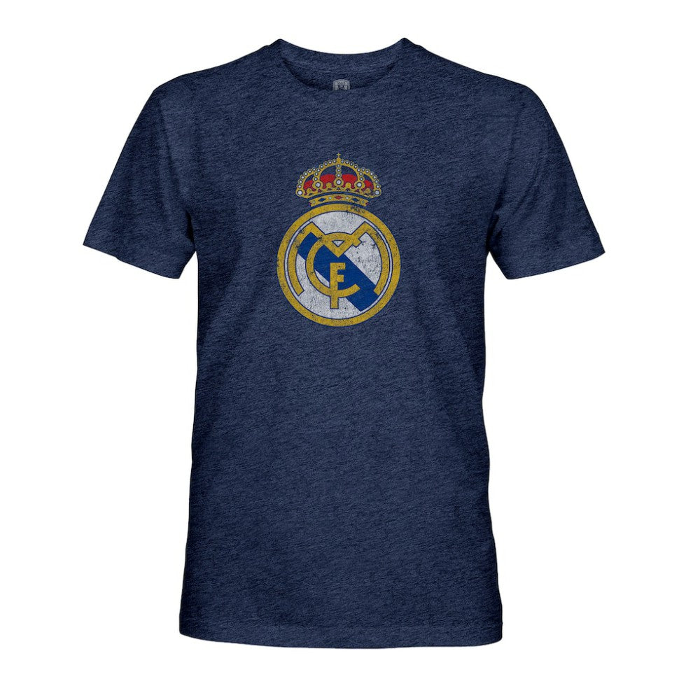 Real Madrid 1863FC Color Badge Tri-Blend T-Shirt - Navy for sale
