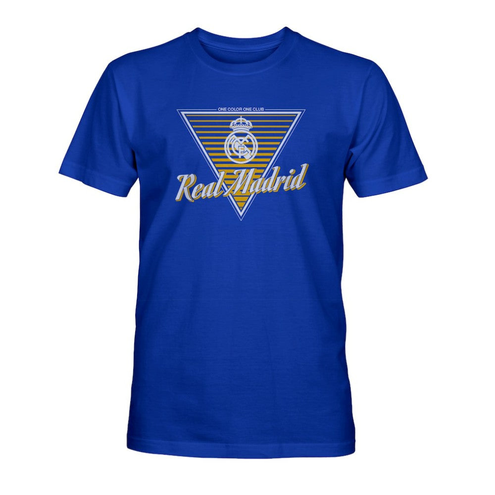 Real Madrid 1863FC Triangle Cotton T-Shirt - Blue on sale