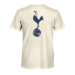 Tottenham Hotspur 1863FC Big Logo Heavyweight T-Shirt - Cream cheap