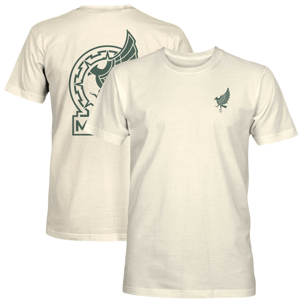 Mexico National Team 1863FC Big Logo Heavyweight T-Shirt - Cream on sale