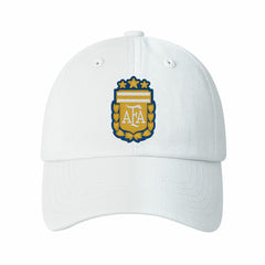 Argentina National Team 1863FC Retro Badge Crew Adjustable Hat - White sale