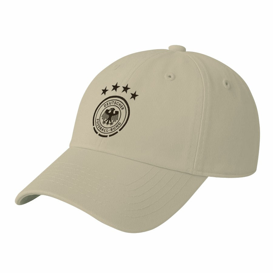 Germany National Team 1863FC Retro Badge Crew Adjustable Hat - Cream for sale