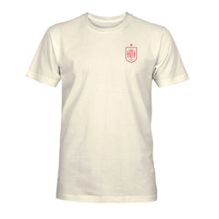 Spain National Team 1863FC Own the Pitch Heavyweight T-Shirt - Cream for sale