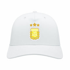 Argentina National Team 1863FC Mono Badge High Point Adjustable Hat - White for sale