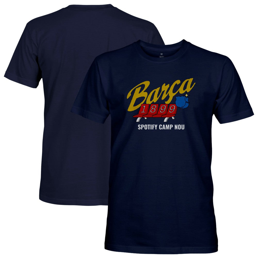 Barcelona 1863FC Seat Camp T-Shirt - Navy discount