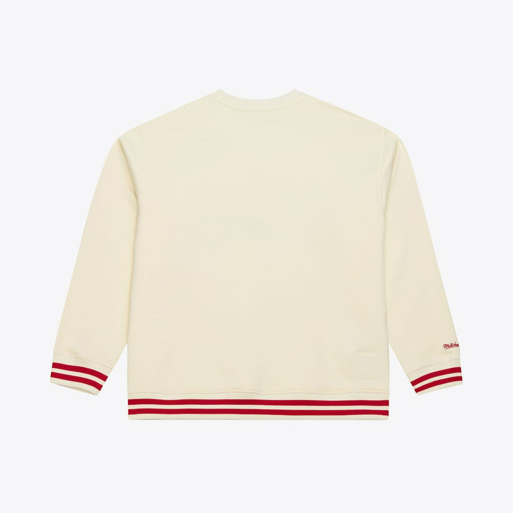 Philadelphia 76ers Hardwood Classics 76 Originals Collection Sweatshirt - Cream on sale
