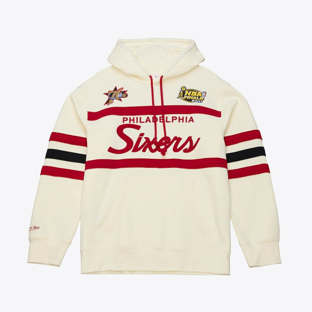 Philadelphia 76ers Hardwood Classics 76 Originals Collection Head Coach Hoodie sale - Cream online