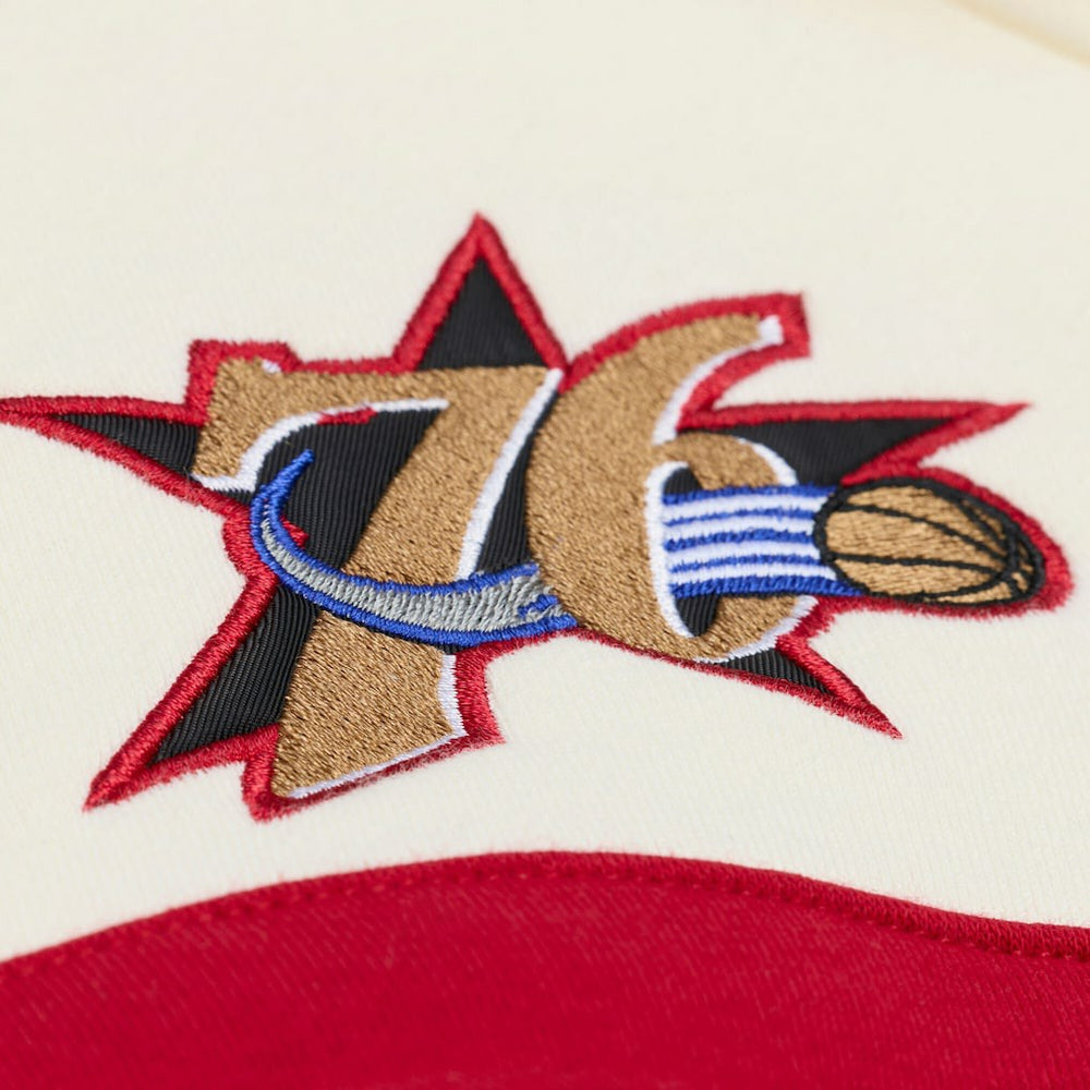 Philadelphia 76ers Hardwood Classics 76 Originals Collection Head Coach Hoodie sale - Cream online