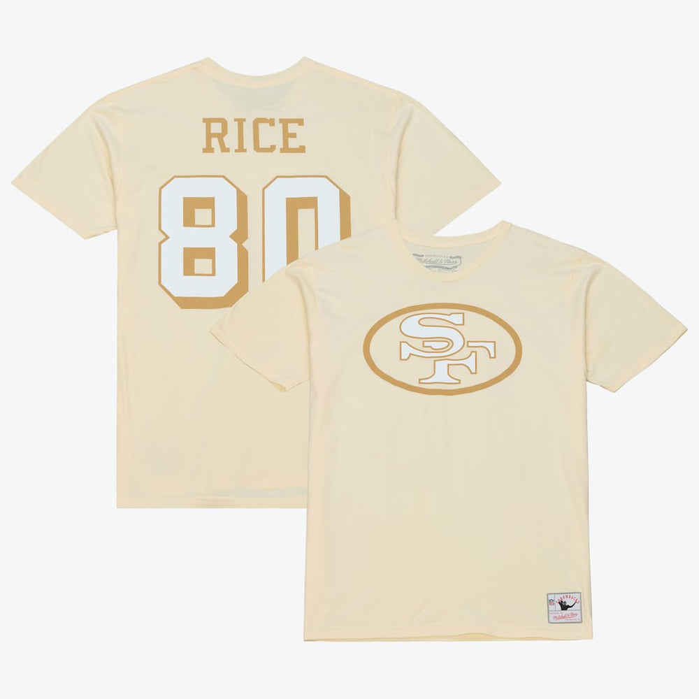 Jerry Rice San Francisco 49ers Sandman Name & Number T-Shirt - Cream outlet