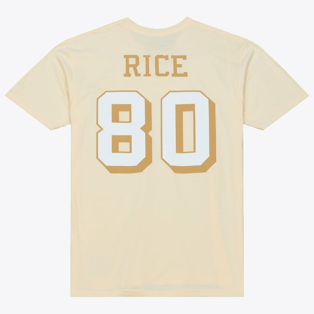 Jerry Rice San Francisco 49ers Sandman Name & Number T-Shirt - Cream outlet