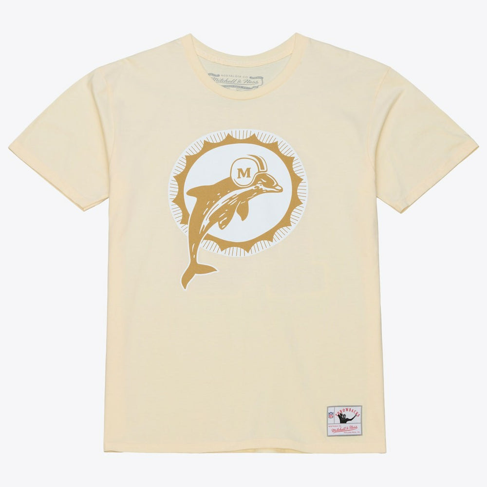 Dan Marino Miami Dolphins Sandman Name & Number T-Shirt - Cream sale