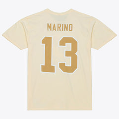 Dan Marino Miami Dolphins Sandman Name & Number T-Shirt - Cream sale