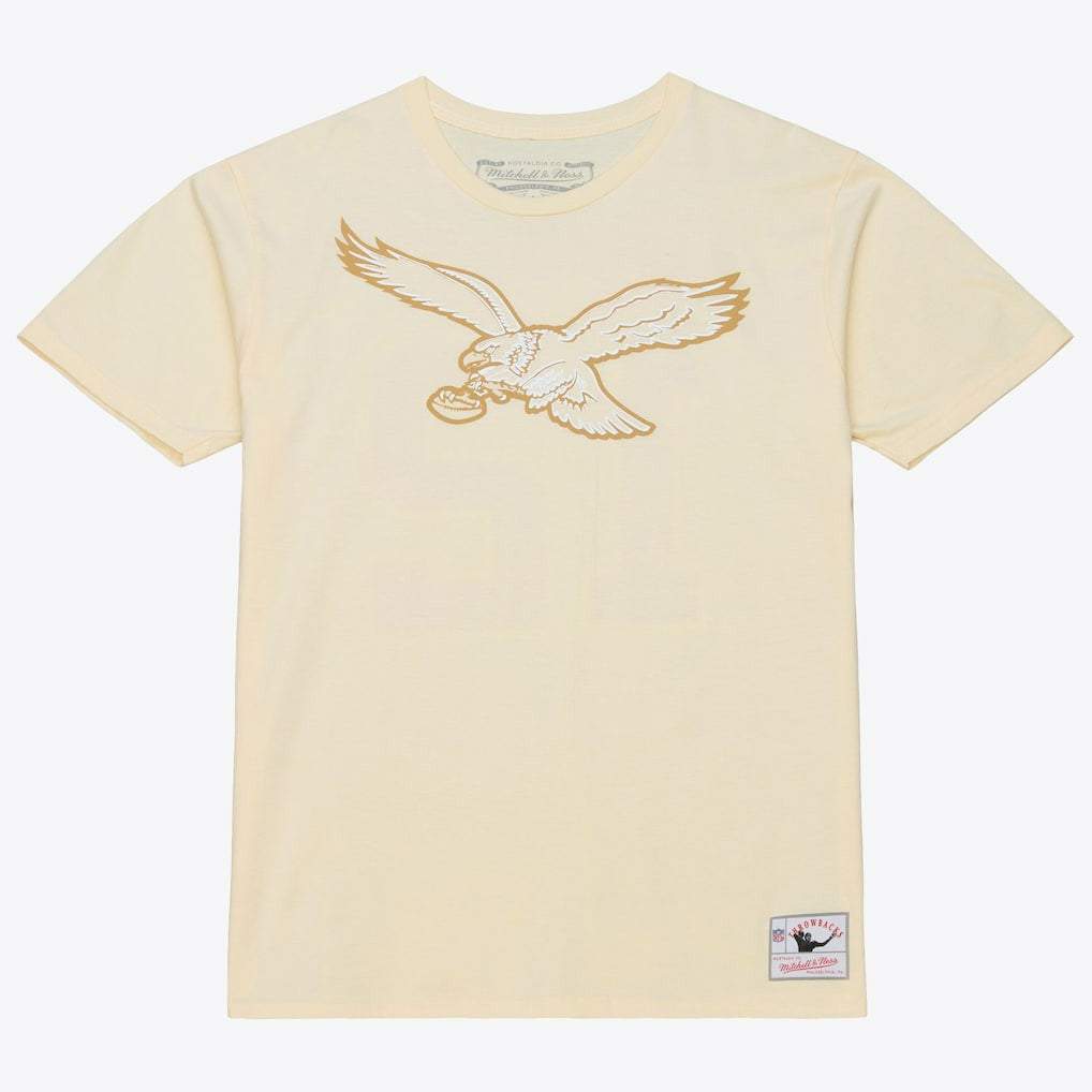 Randall Cunningham Philadelphia Eagles Sandman Name & Number T-Shirt - Cream on sale