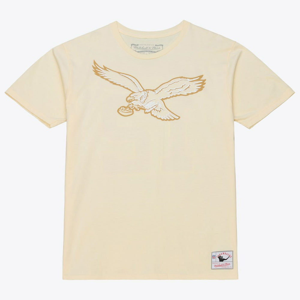 Randall Cunningham Philadelphia Eagles Sandman Name & Number T-Shirt - Cream on sale