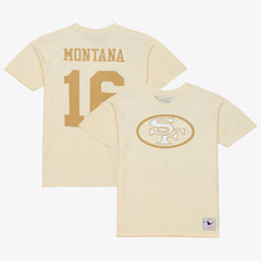 Joe Montana San Francisco 49ers Sandman Name & Number T-Shirt - Cream online