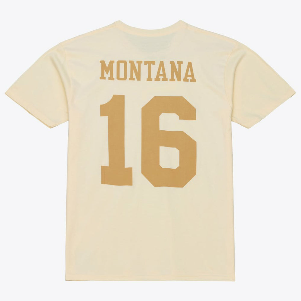 Joe Montana San Francisco 49ers Sandman Name & Number T-Shirt - Cream online