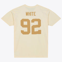 Reggie White Green Bay Packers Sandman Name & Number T-Shirt - Cream cheap