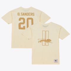 Barry Sanders Detroit Lions Sandman Name & Number T-Shirt - Cream sale